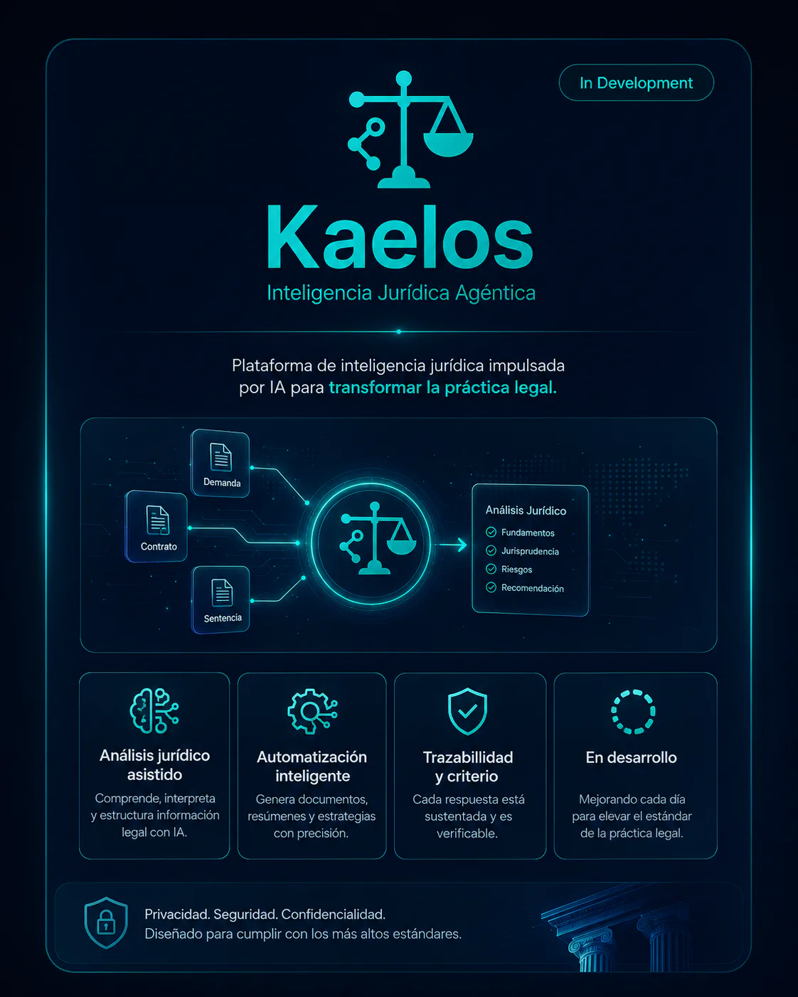 Kaelos โ A RAG-based agentic system performing semantic analysis over large volumes of legal documents.